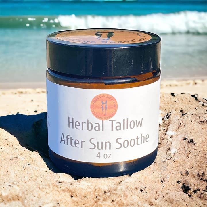 Herbal Tallow After Sun Soothe for wholesale by Nugget Oak Naturals