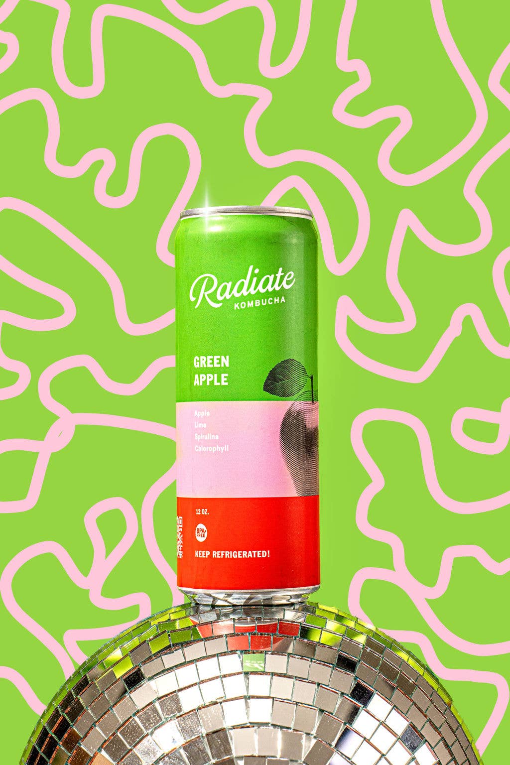 RADIATE MIAMI - Wholesale Kombucha - Green Apple Kombucha2