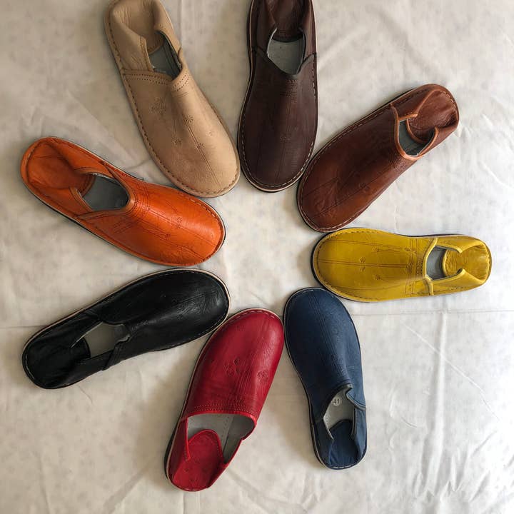 HandmadeBestSeller - Wholesale Slippers – Unisex - Moroccan Babouche Shoes, Mens Womens Moroccan Slippers3