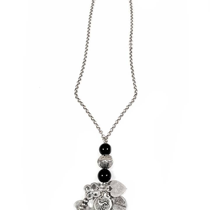 Référence ZN-184 - Collier en étain pour la vente par The Ancient Bazaar Jewelry & Accessories