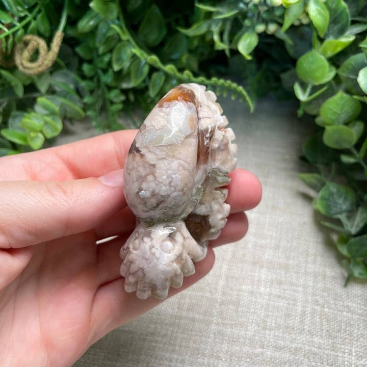 Copper Ashes - Wholesale Spiritual stone/crystal - Flower Agate Cuttlefish3