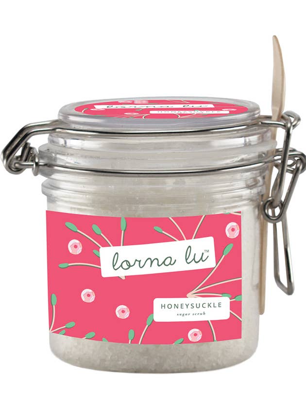 6 oz Sugar Scrub - Honeysuckle for wholesale by Lorna Lu