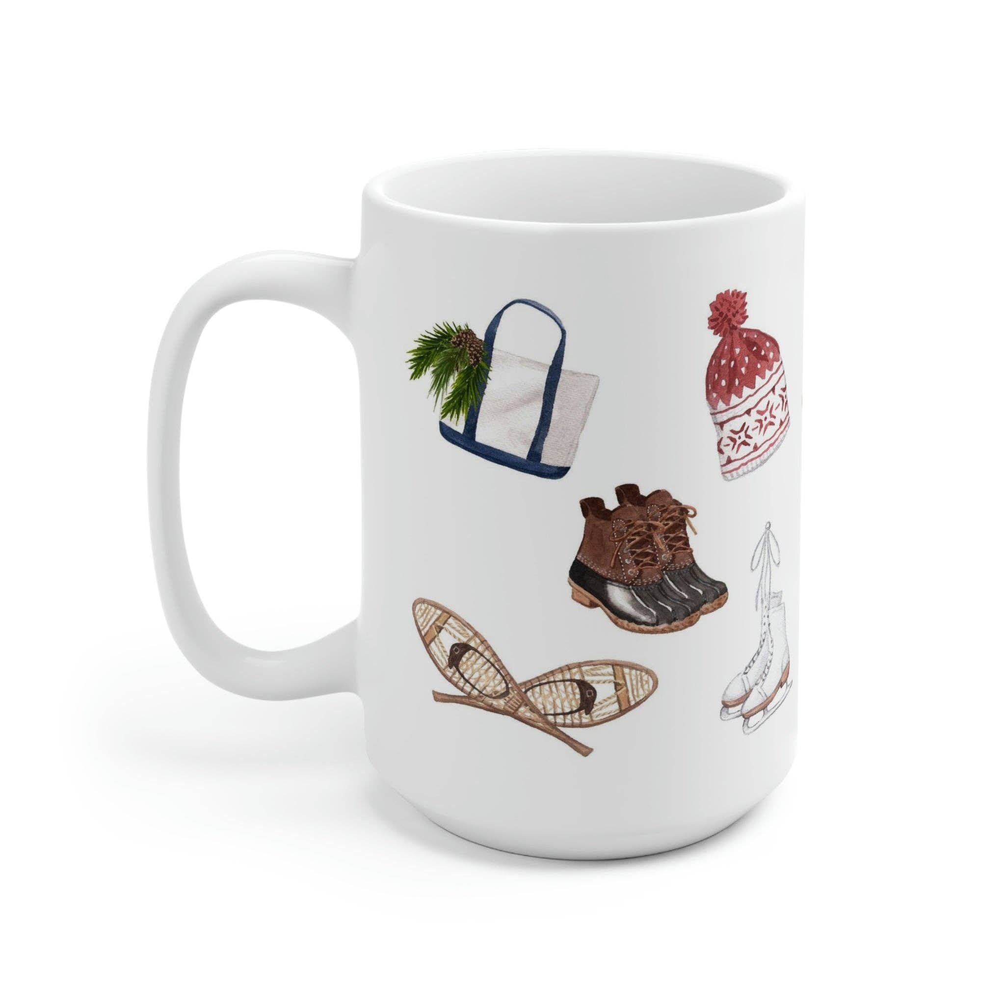 The Muddy Dog - Wholesale Coffee Mug - Winter Fun Ceramic Mug2