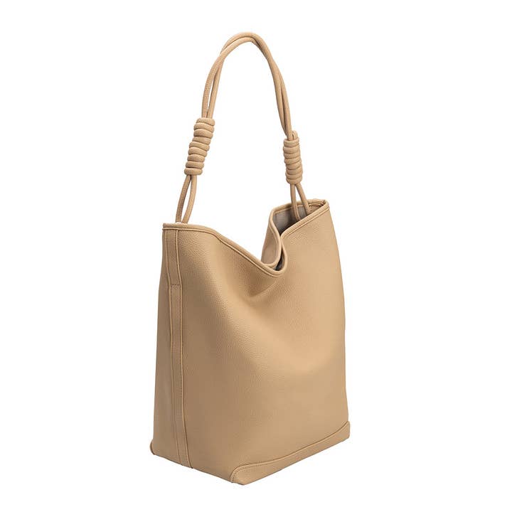 Melie Bianco - Wholesale Tote Bag - Women's - Adeline Nude Recycled Vegan Tote Bag