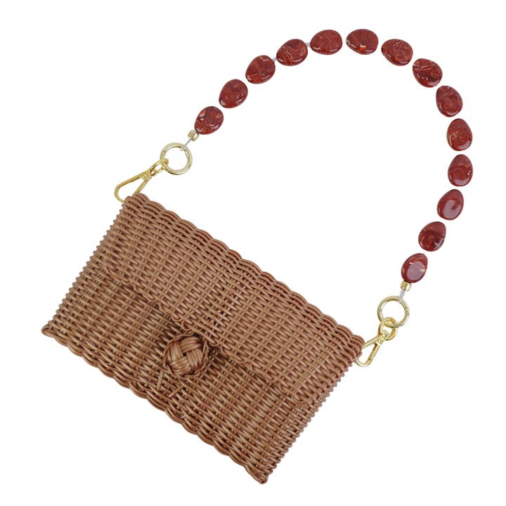 The Lilley Line - Wholesale Top Handle Bag - Women's - Pochette , Terracotta Tide River Stone1