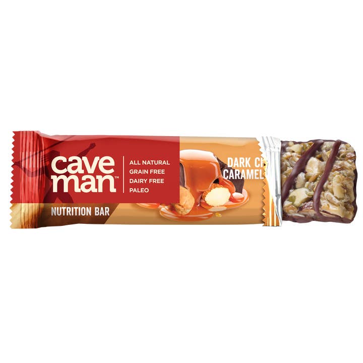 Caveman Foods - Wholesale Snack Bar - Caveman Dark Chocolate Caramel Cashew Nutrition Bars
