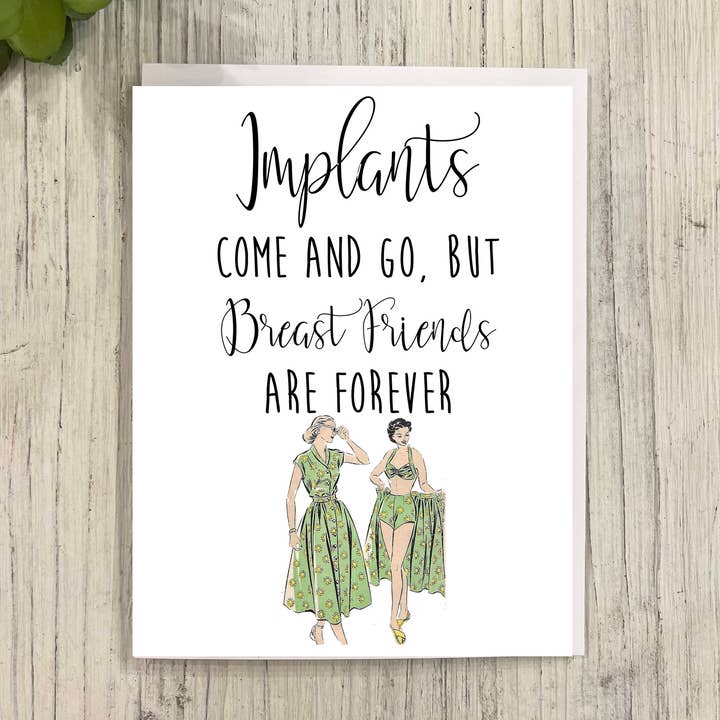 Carte humoristique Breast Friends pour la vente par Great Odin's Hellos
