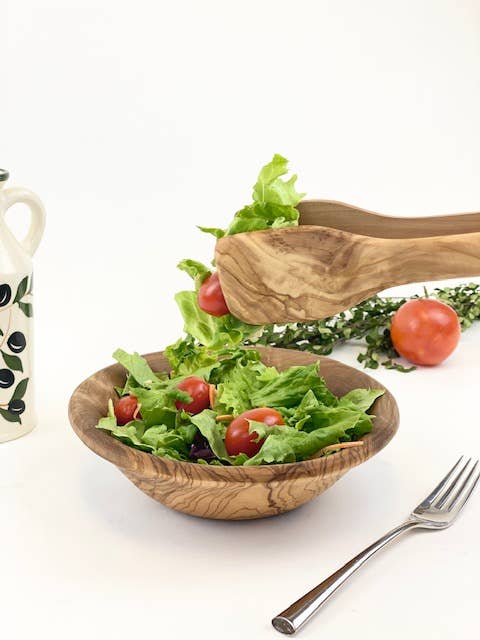 Natural OliveWood - Wholesale Kitchen Tong - Olive Wood Table Tongs2
