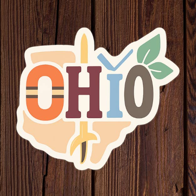 Ohio Sport Sticker for wholesale by Kase Wear