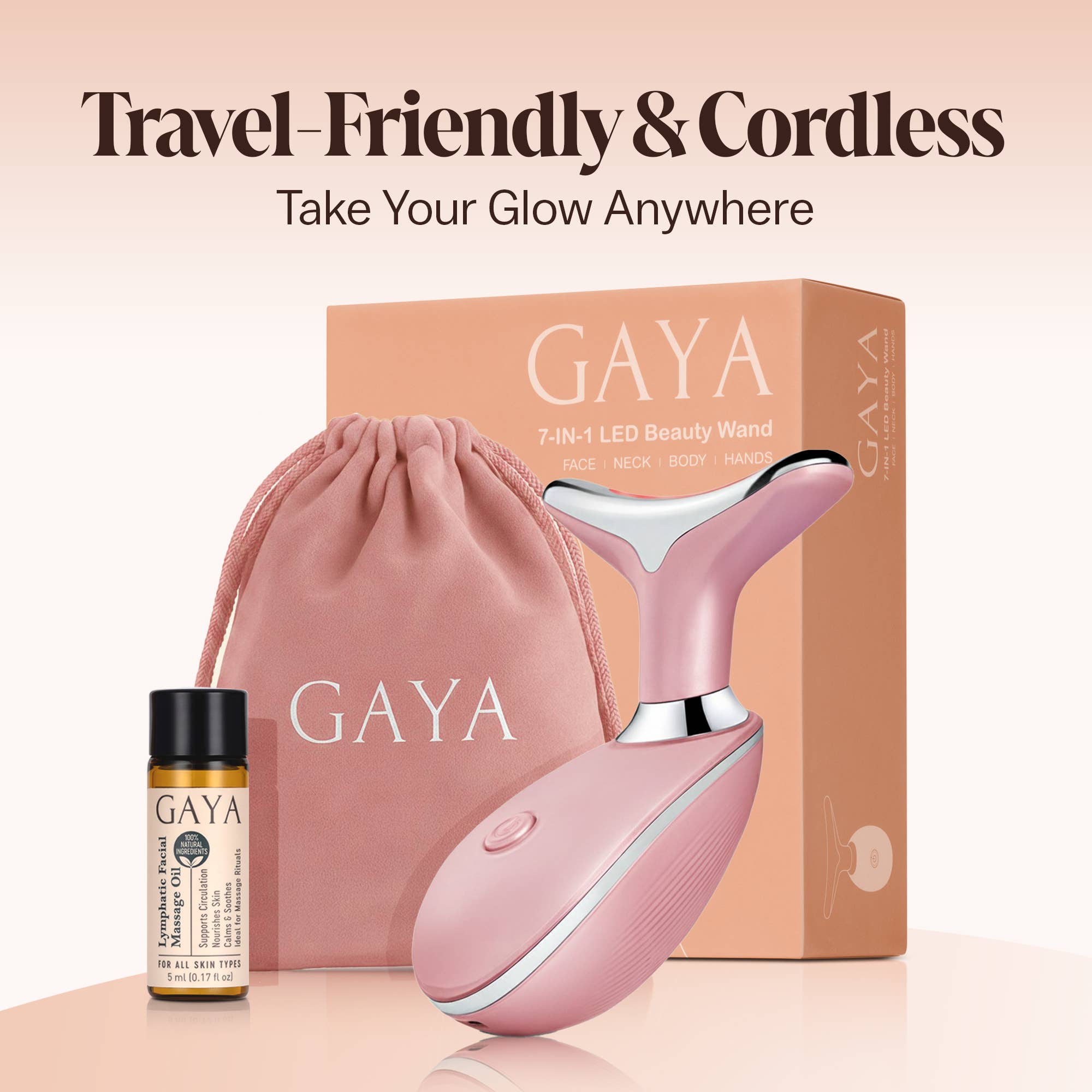 GAYA - Wholesale Electronic Skincare Device - Red Light Therapy 7-in-1 Beauty Wand – Lift, Glow & Smooth2