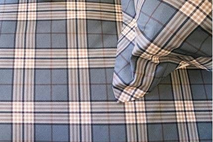 Charcoal Cream Tilted Plaid Comforter Set for wholesale on Faire2