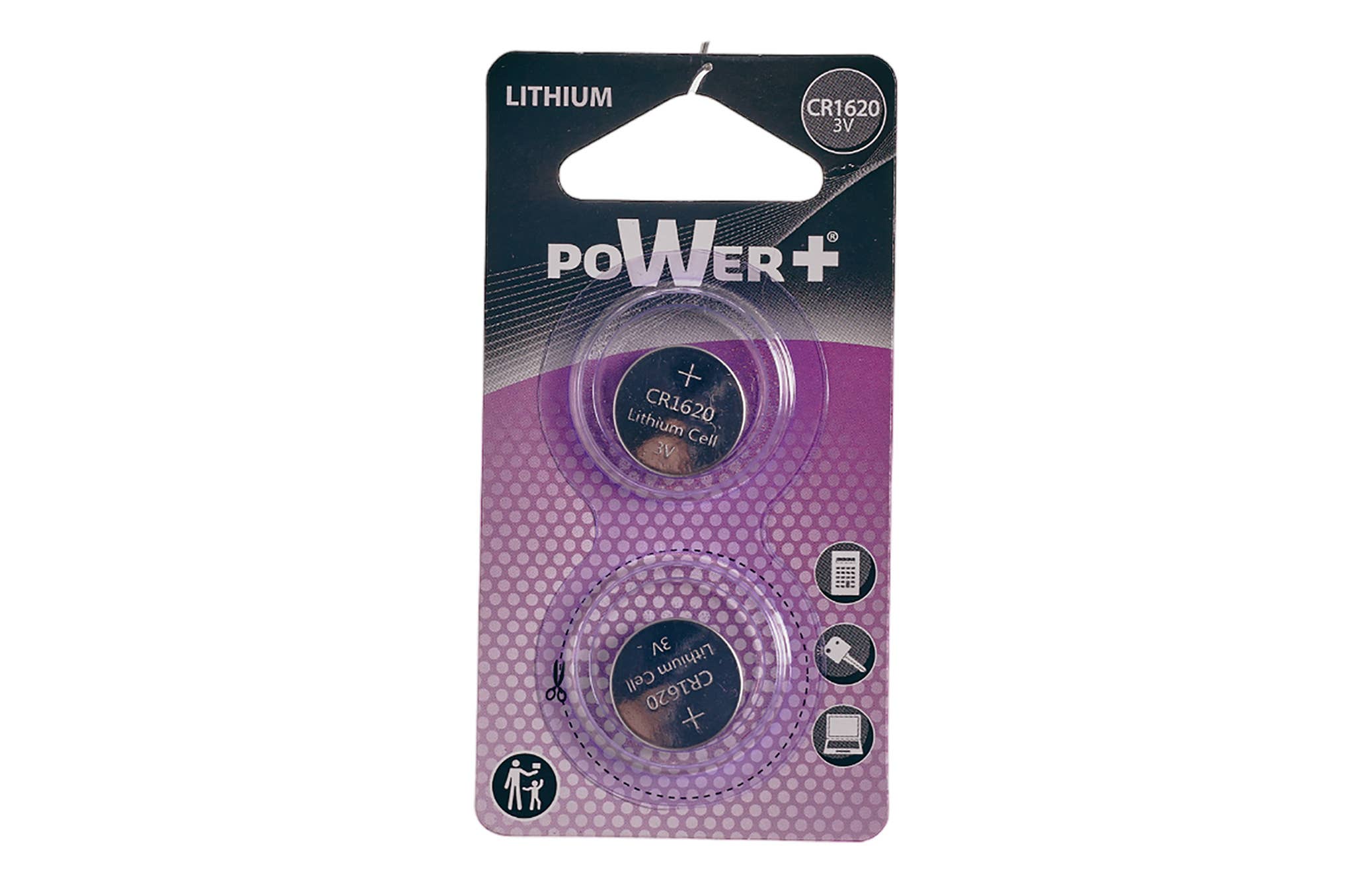 CP INTERNATIONAL - Wholesale  - Blister 2 Lithium Button Batteries CR16200