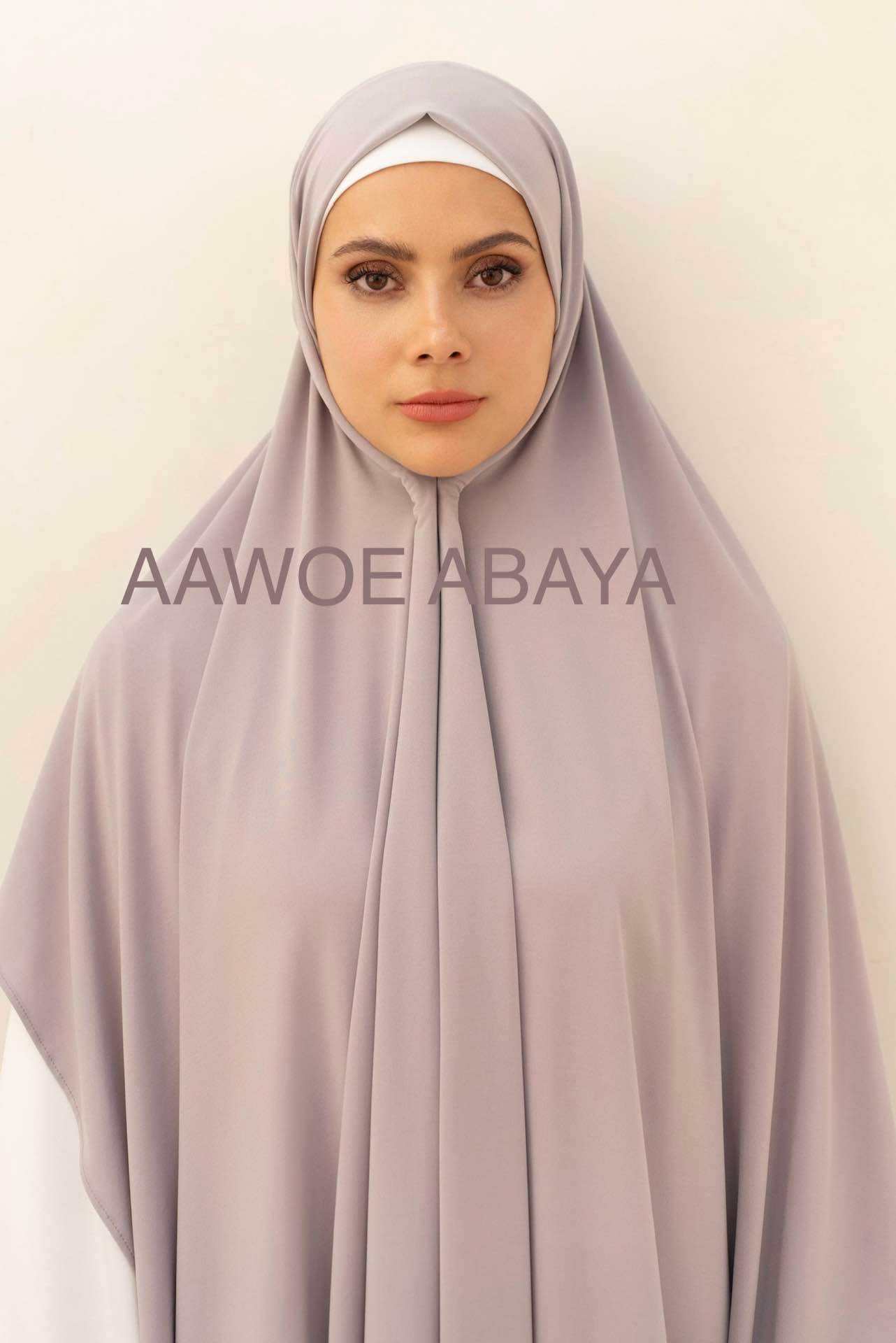 Aawoe Abaya - Venta al por mayor Hiyab - Mujer - Hijab de jersey con lazo rectangular - 70 x 200 cm - 24845