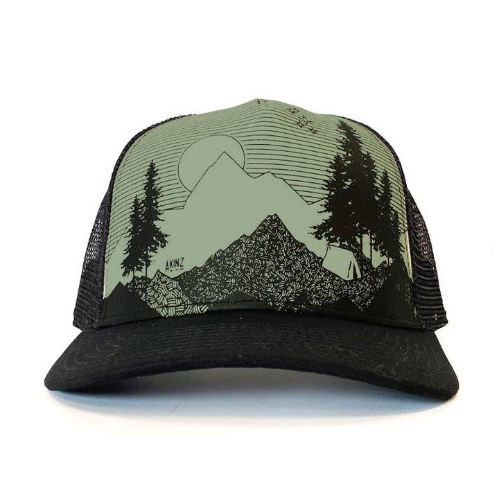 Five Star View Hat - Sage Green for wholesale by Akinz