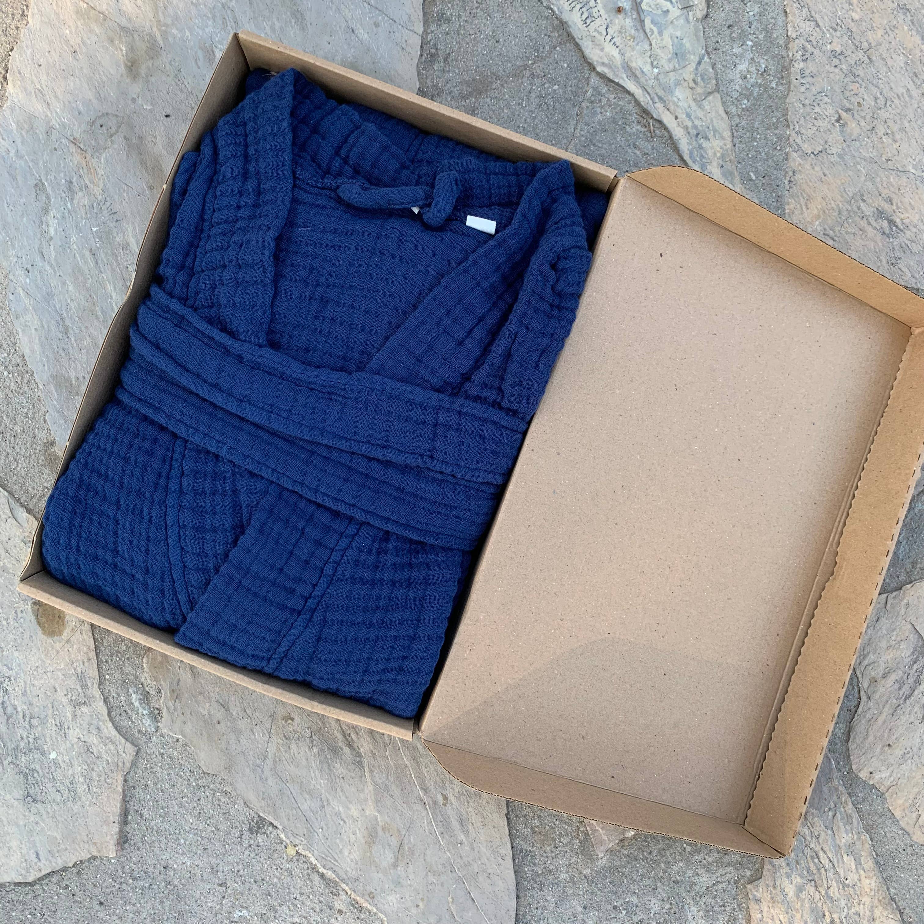 loom.ist - Wholesale Robe - Unisex - Muslin Bathrobe10