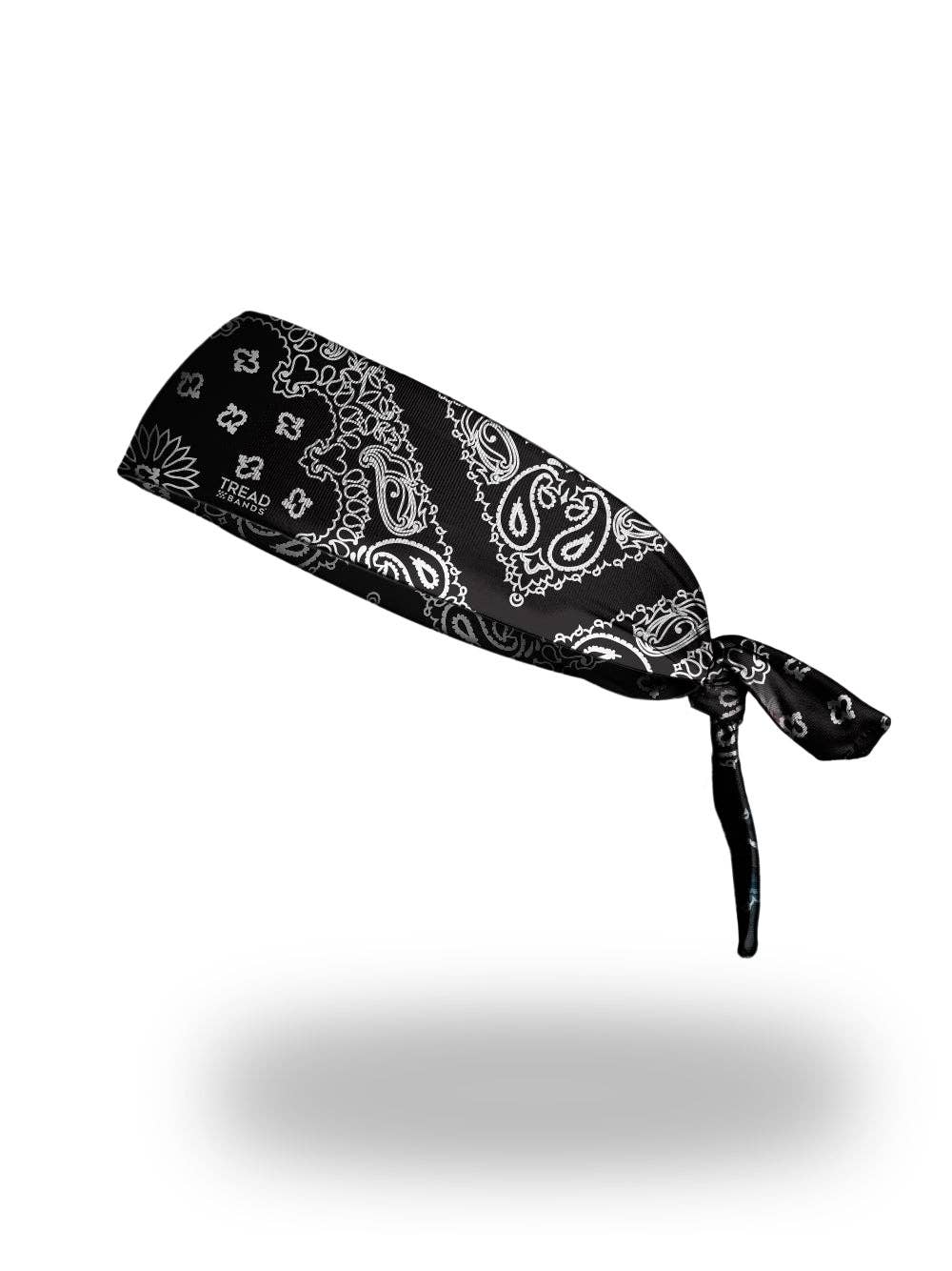 TreadBands - Wholesale Fashion Headband - Women's - All-Terrain Tieback - Nikki Sixx Black Bandana0