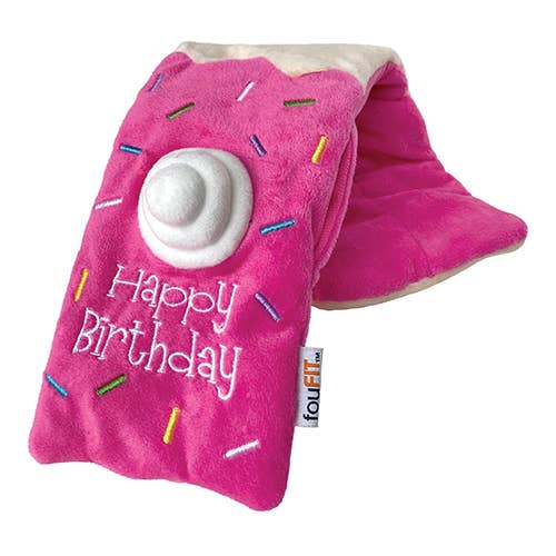 foufouBRANDS - Wholesale Pet Plush Toy - Dog - Hide 'n Seek Birthday Roll Cake6