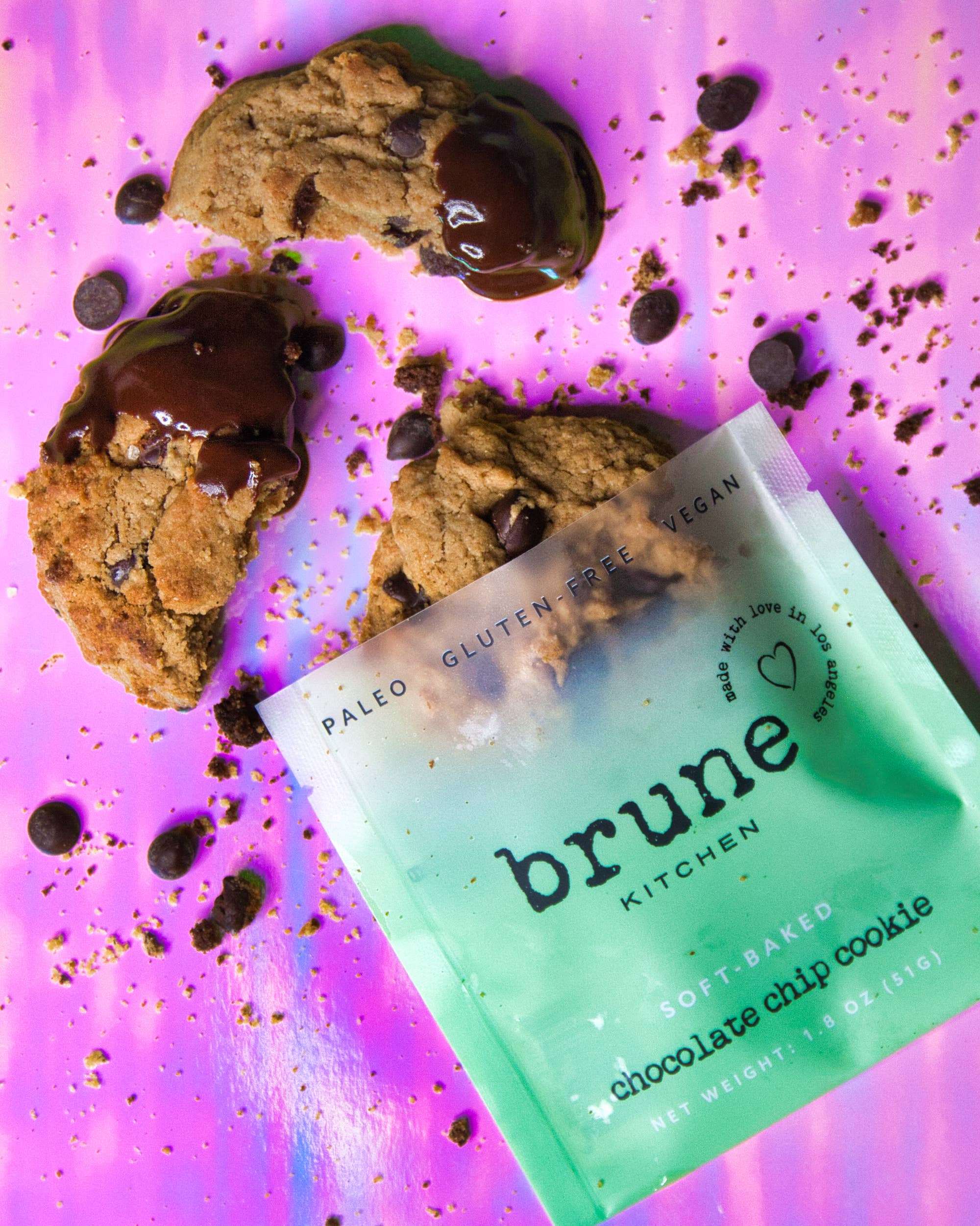 Brune Kitchen - Wholesale Cookie - Organic Chocolate Chip Cookies (12-Pack)3
