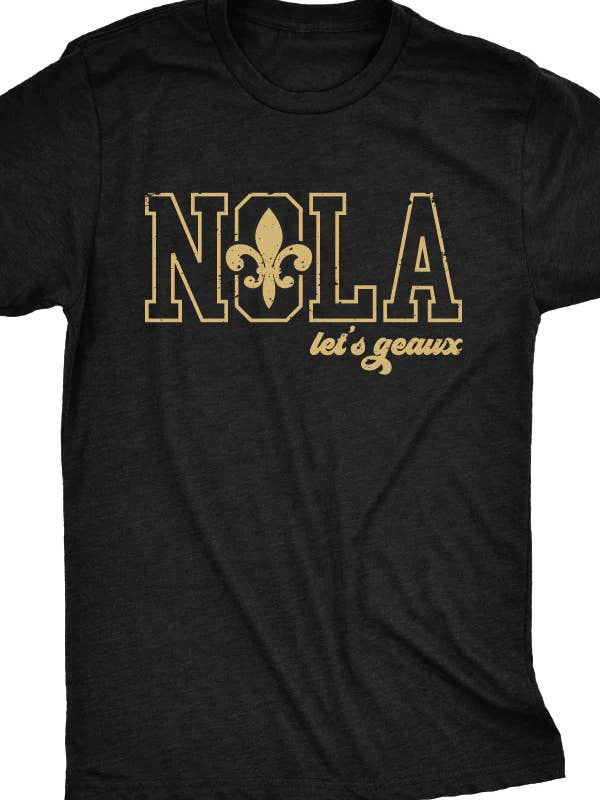 NOLA Let's Geaux T-Shirt for wholesale by Nola T-Shirt Club