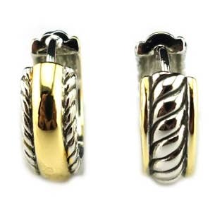 Cable Huggies for wholesale by My Best Kept Jewelry