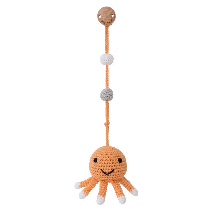 SindiBaba - Wholesale Classic Toy - Kids - Crochet octopus LEGGY toy pendant (3in1)