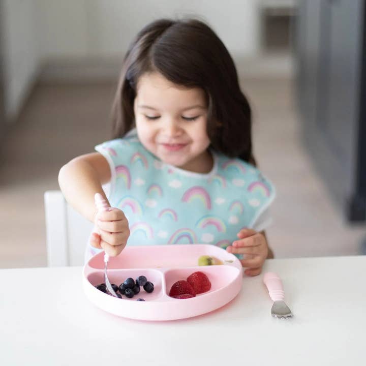 Bumkins - Wholesale Flatware Set - Kids & Baby - Spoon + Fork: Pink