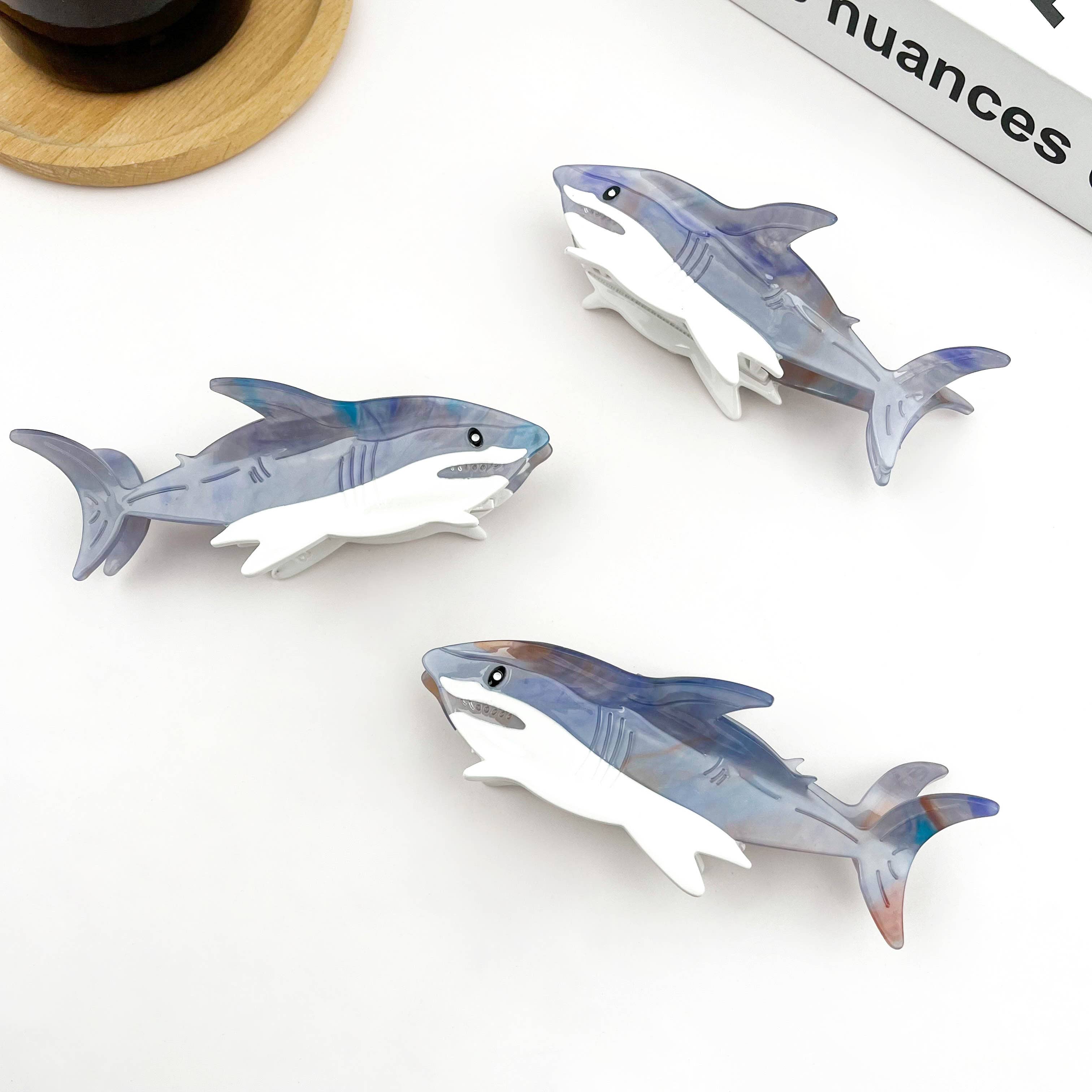 TheDivaSoap – wholesale Hair clip – Women’s – Shark Claw Clip,Animal Acetate Hair Clip4