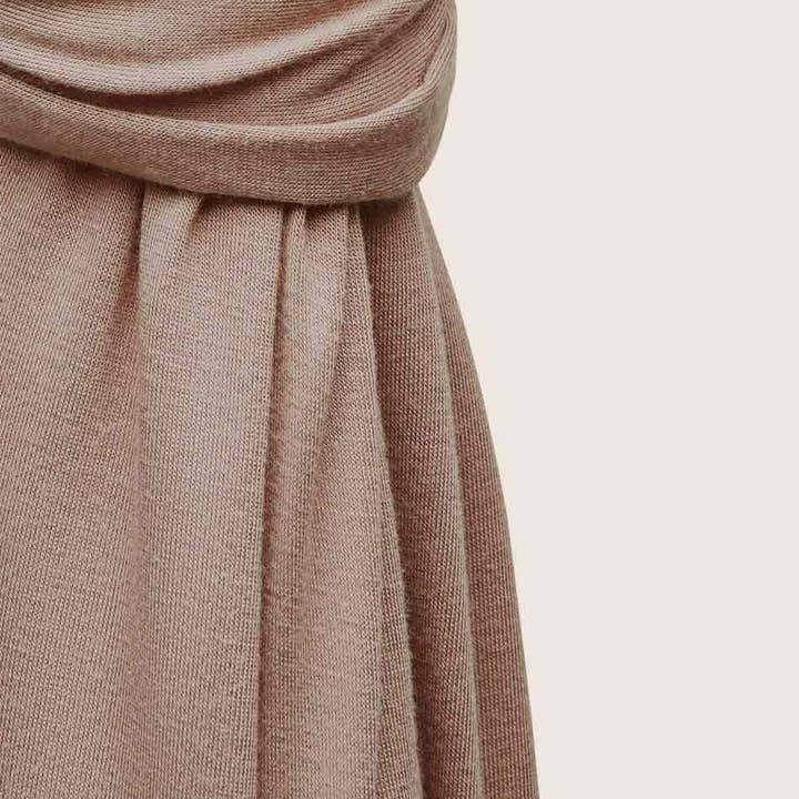 Leichter Nerz Premium-Jersey-Hijab, heller Nerz für den Großhandel auf Faire