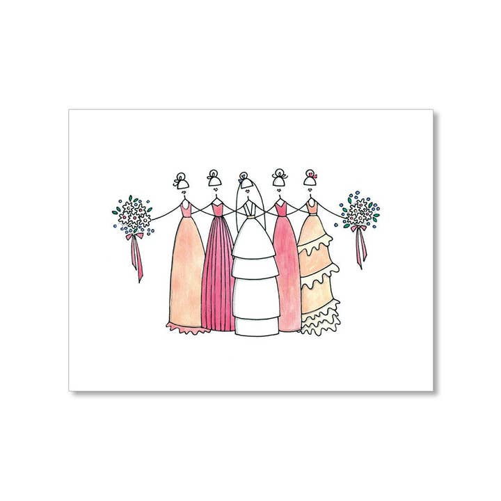 LO in LONDON® - Venta al por mayor Tarjetas de boda - TARJETA DE BODA «DAMAS DE HONOR»