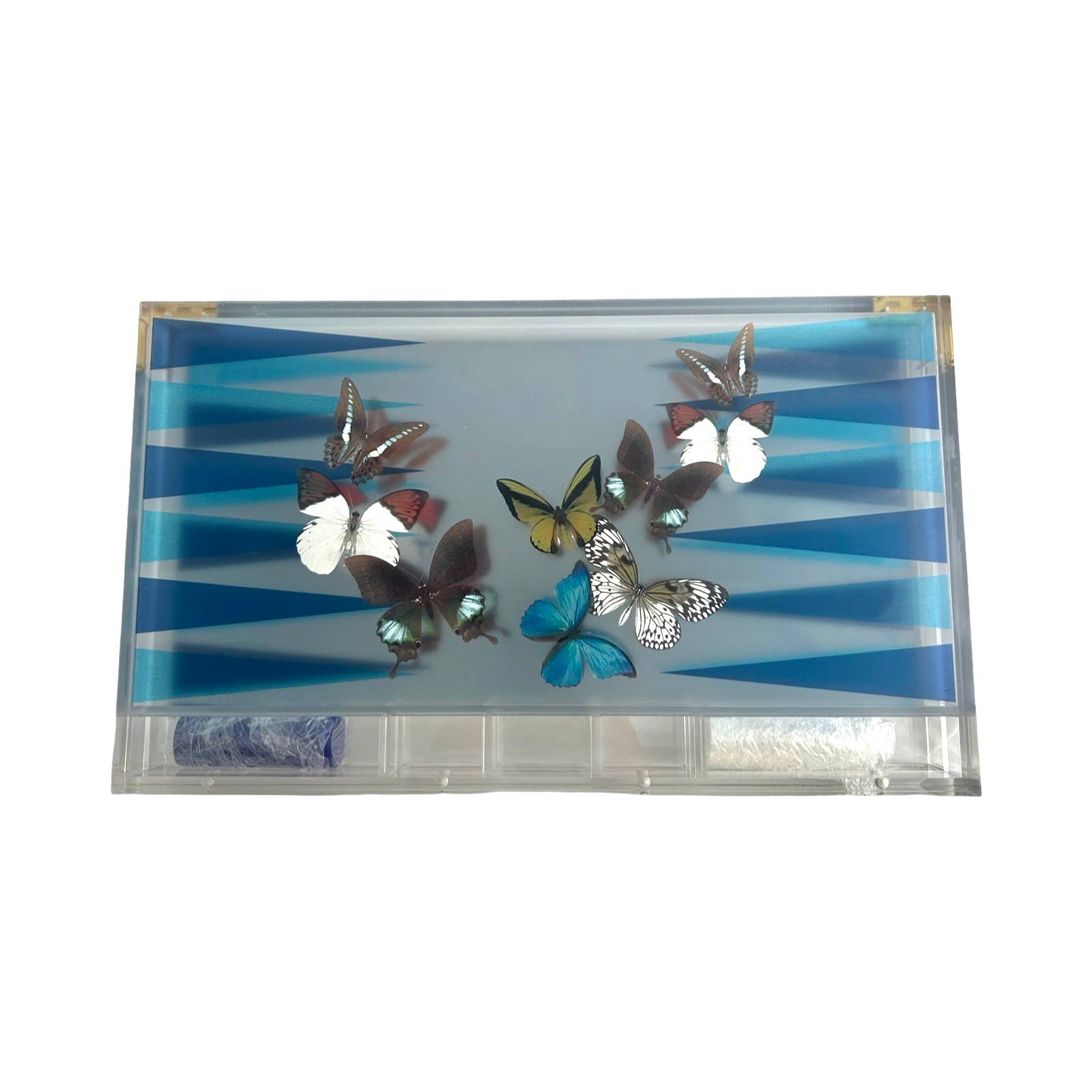 Maven Home - Wholesale Board Game - Game, Backgammon- Grey Butterfly8