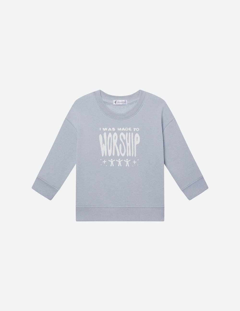 Elevated Faith - Wholesale Sweatshirt - Kids - Made To Worship Kids Crewneck6