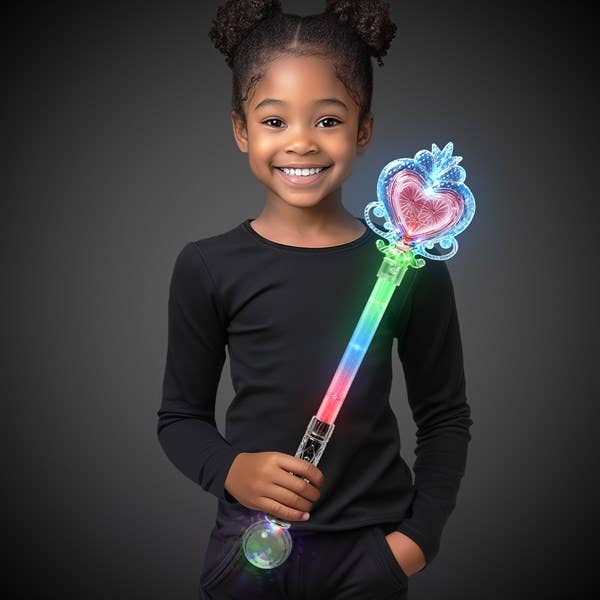 Windy City Novelties - Wholesale Light-Up Toy - Kids & Baby - LED Light Up Jumbo Princess Wand Toy 1