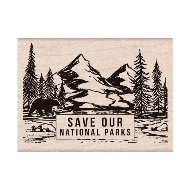 Hero Arts Sauvez Nos Parcs Nationaux Tampons en Bois pour la vente par Hero Arts + Spellbinders Wholesale