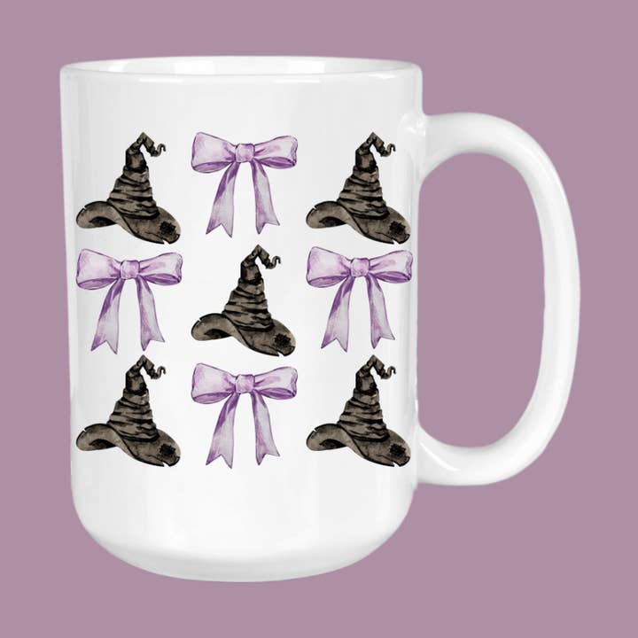 Hexenhut, Schleife, Gruseliger Kaffeebecher, Geschenk für Sie für den Großhandel von GirlySips