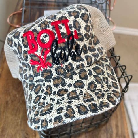 Vibes Hat Company - Wholesale Baseball Cap - Women's - Boil Babe Leopard Hat | Crawfish Cap | Mud Bugs