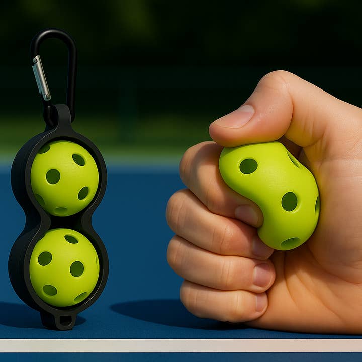 Bzer - Wholesale Sporting Accessories - BZER Ball Bag Clip W/ 2 Balls (Wholesale minimum of 5)