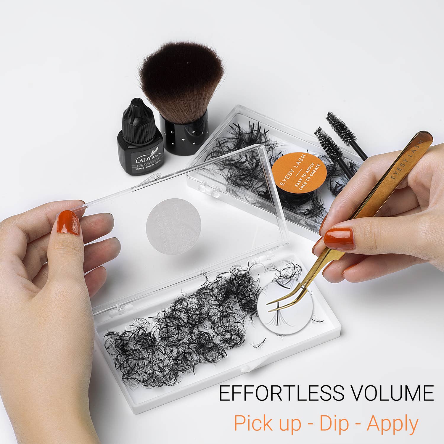 Eyesy Lash - Vente Faux cils - Ventilateurs Wispy 9D | 2¢ par ventilateur | 0,05 | 1000 ventilateurs faits à la main2