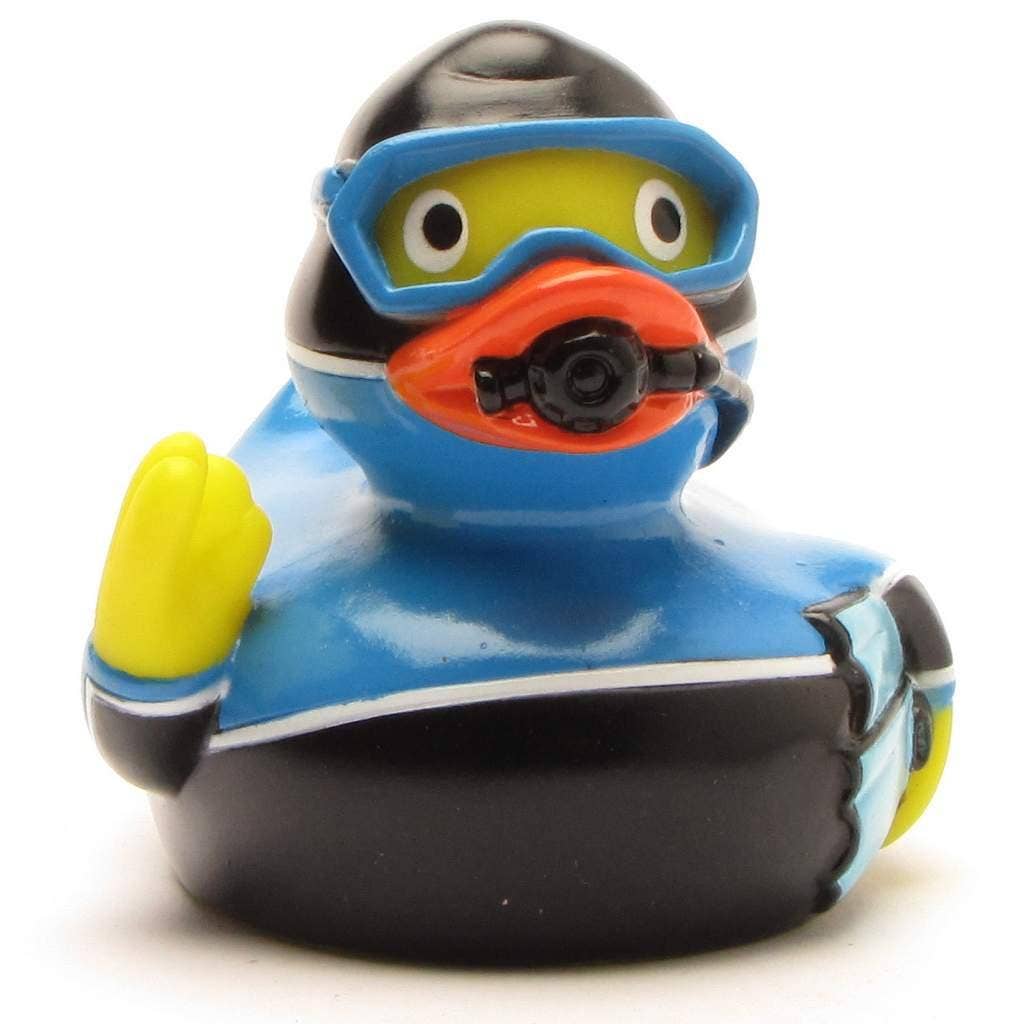 Duckshop – Engroshandel Badelegetøj - Baby – Gummidukke dykkeren - gummiduck2