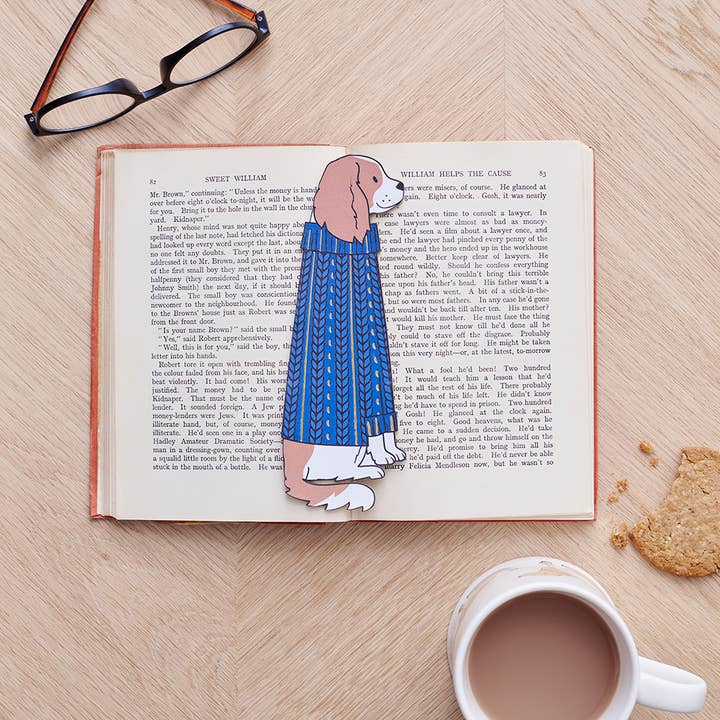 Sweet William Designs - Wholesale Bookmark - Bookmark - King Charles Cavalier Spaniel