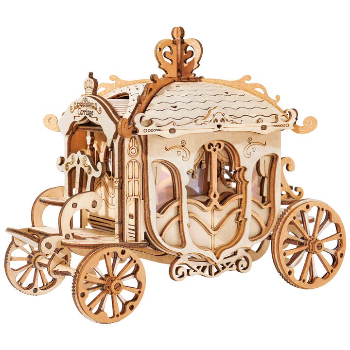 Robotime - Wholesale DIY Craft Kit - TG506 Rolife Carriage 3D Wooden Puzzle0