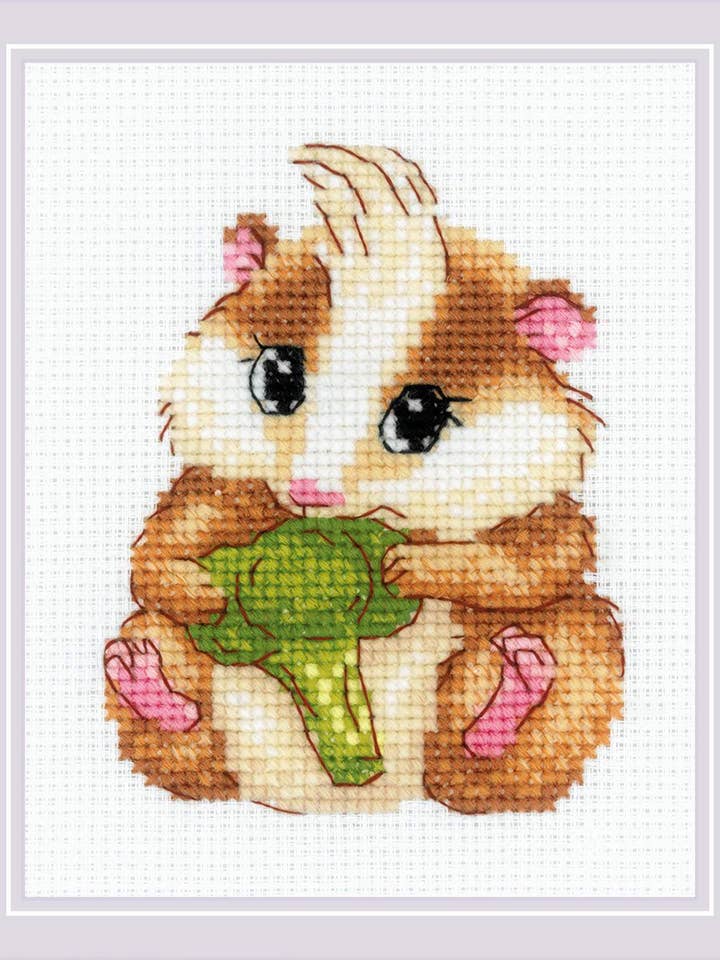 Cross Stitch Kit From Riolis 2185 Cute Hamster for wholesale by RIOLIS