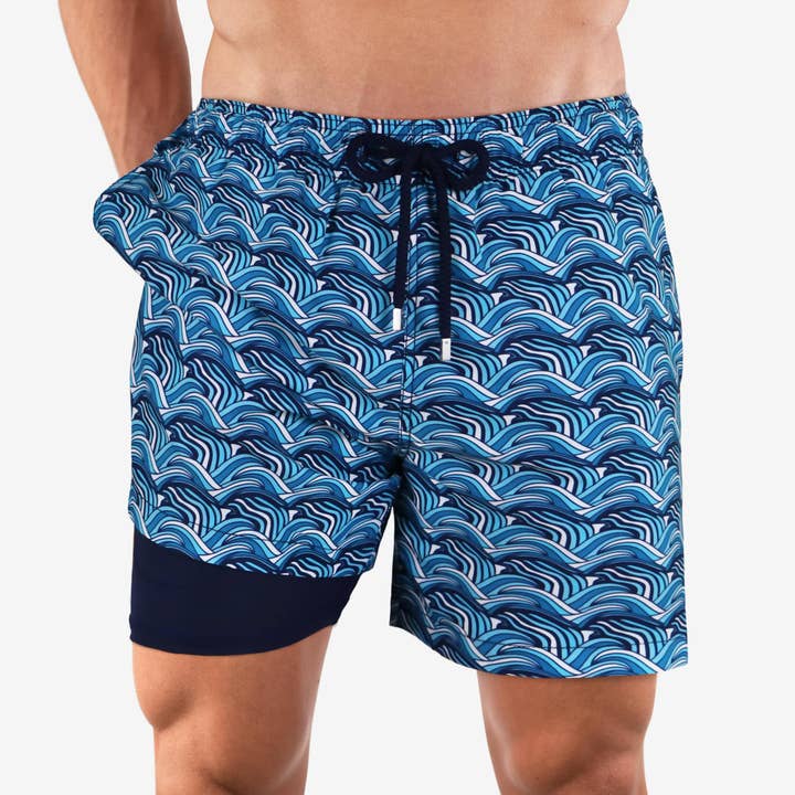 Men’s Premium Compression-Lined Hybrid Shorts – Kyoto for wholesale by CAPELLE MIAMI