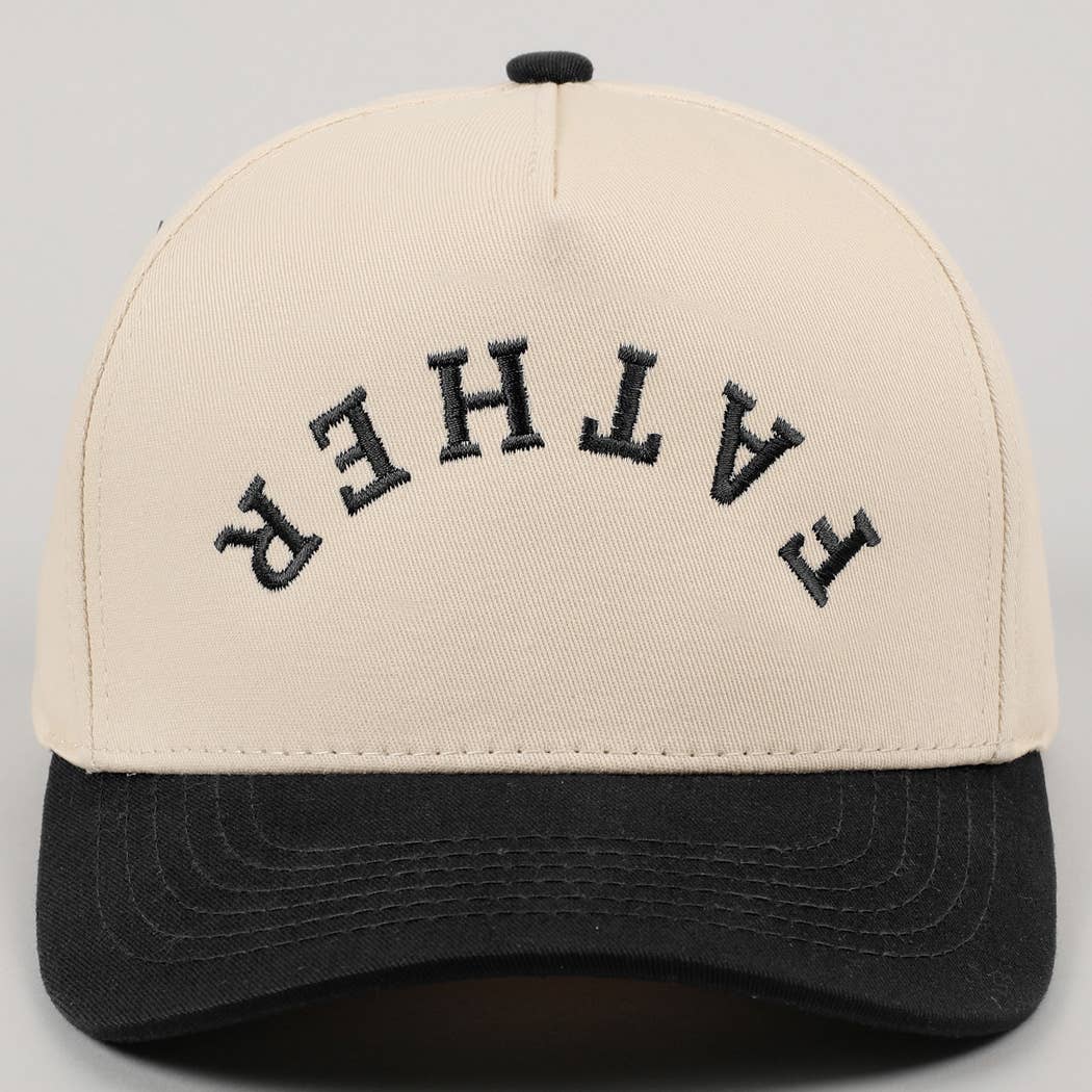 Fashion City - Wholesale Baseball Cap - Men's - 	
FATHER Upside Down Embroidery Two-Tone Cap30