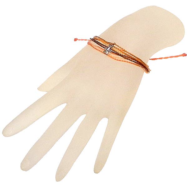 Pichincha - Wholesale Charm/Dangle Bracelet - Metal Charm Multi Strand String Pull Tie Bracelet16