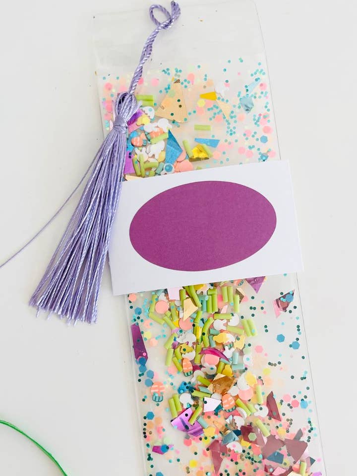 Easter Glitter Shaker Bookmark for wholesale by Coloring Home