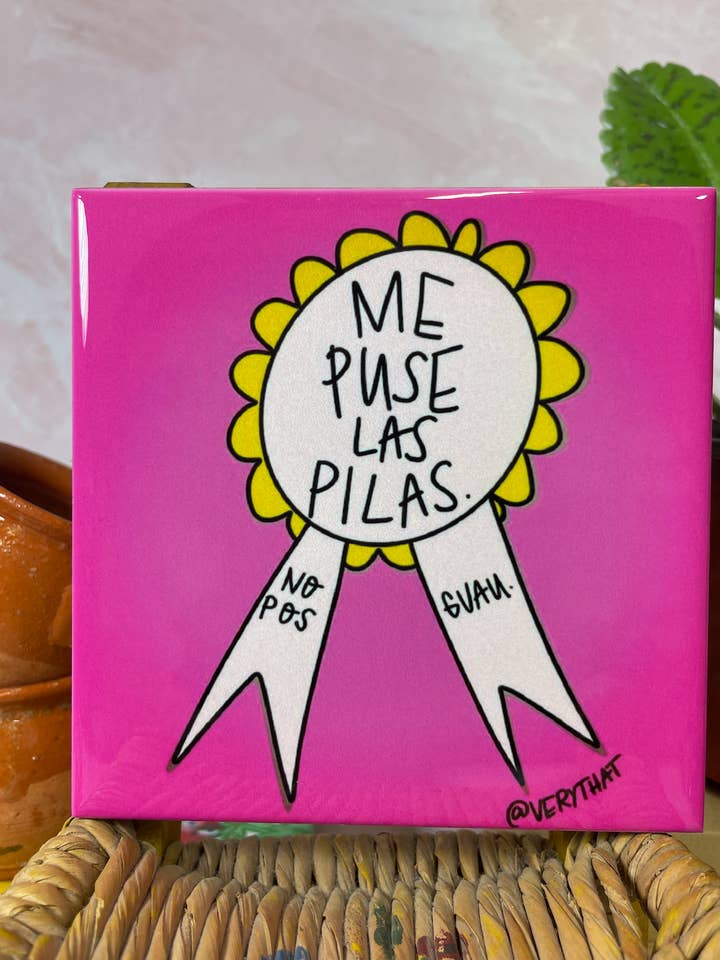 Me Puse las Pilas Tile / Coaster for wholesale by Very That