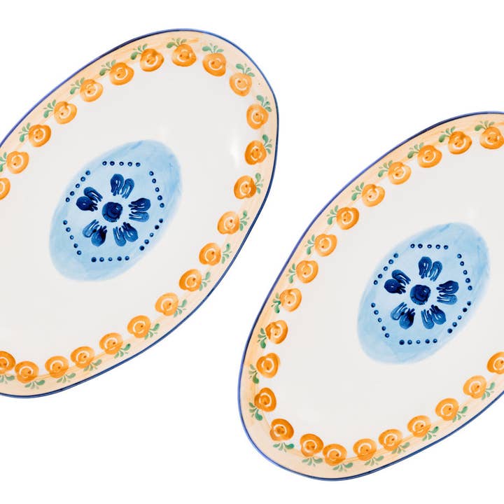 Plateau de service NAPOLI 36,5 x 22cm - 2 pièces - Agrume pour la vente par Björn