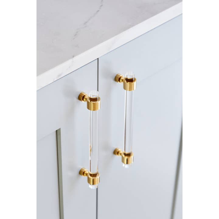 LuxHoldups - Wholesale Knob/Pull - Lucite Brass Drawer Pulls and Cabinet Handles3
