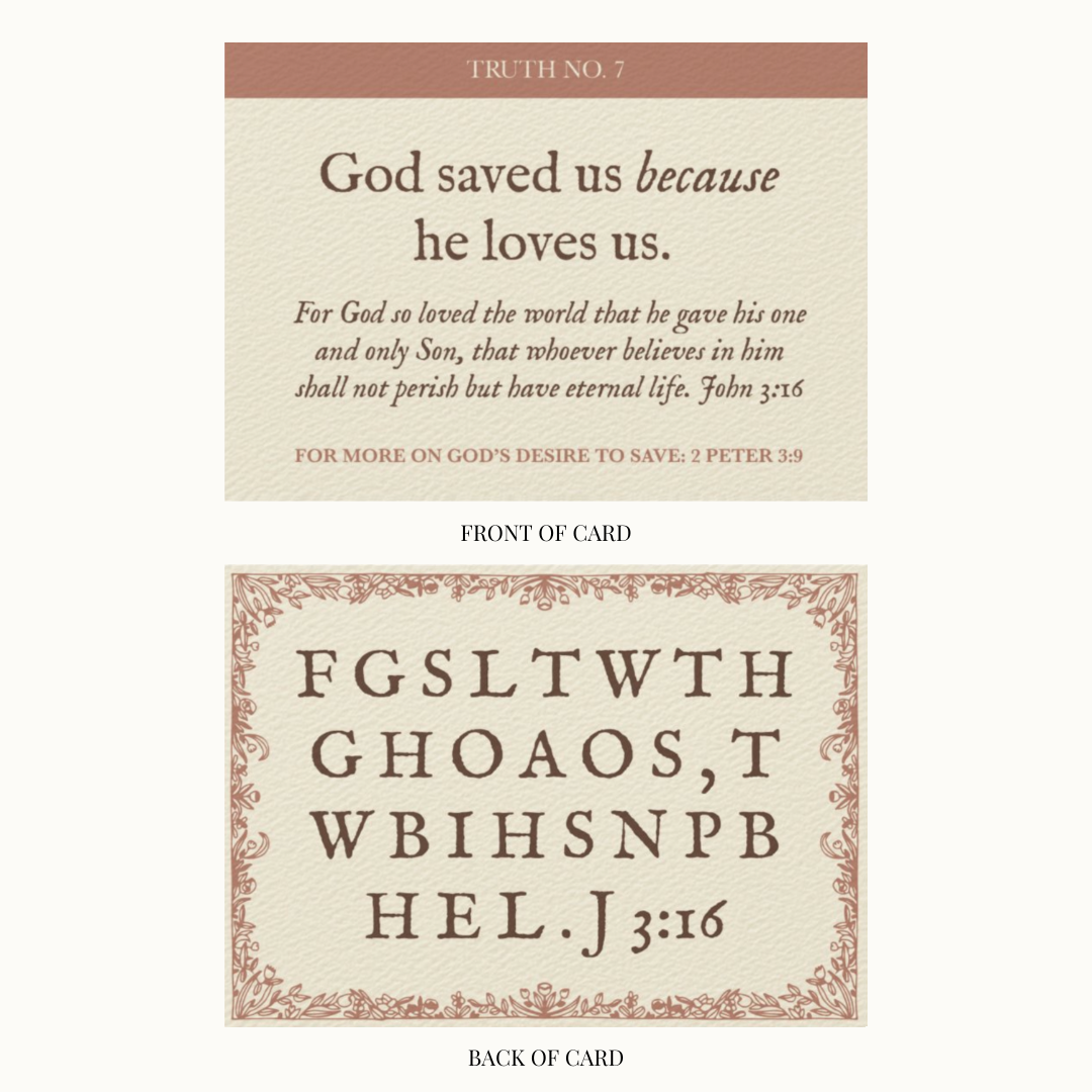 annalisa v. sawtell - Wholesale Learning Cards - Kids & Baby - Truth Cards for Kids (Set of 52) | Christian Resource3