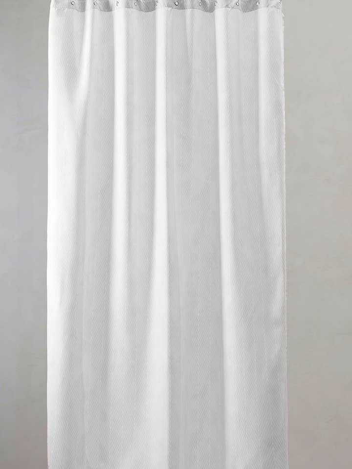 Tenda da doccia in pino con occhielli 200 cm per la vendita all'ingrosso da parte di Compliments